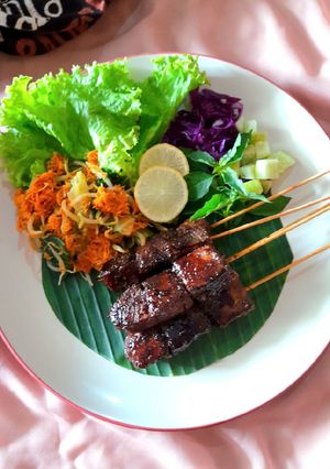 Foto resep Sate tuna bumbu bacem🍂