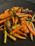Roasted Carrots with Thyme, Oregano, and Parsley