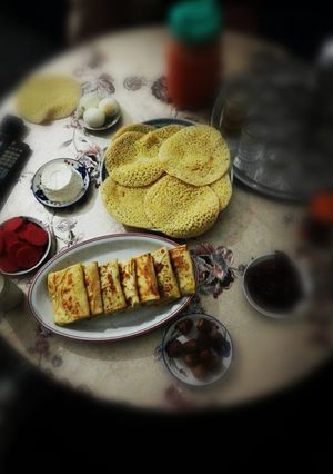 صورة لوصفة أسهل و أروع كريب مالح بحشوة قتصادية ولذيذة سريع تحضير