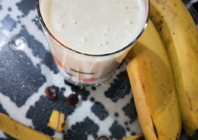 How to Prepare Banana shake in 10 Minutes for Young Wife