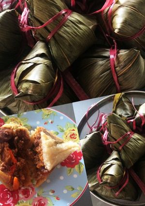 Foto resep Bakcang telur asin (non halal)