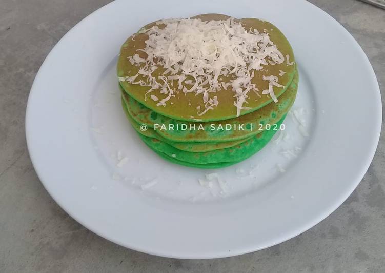 Pancake Pandan Eggless