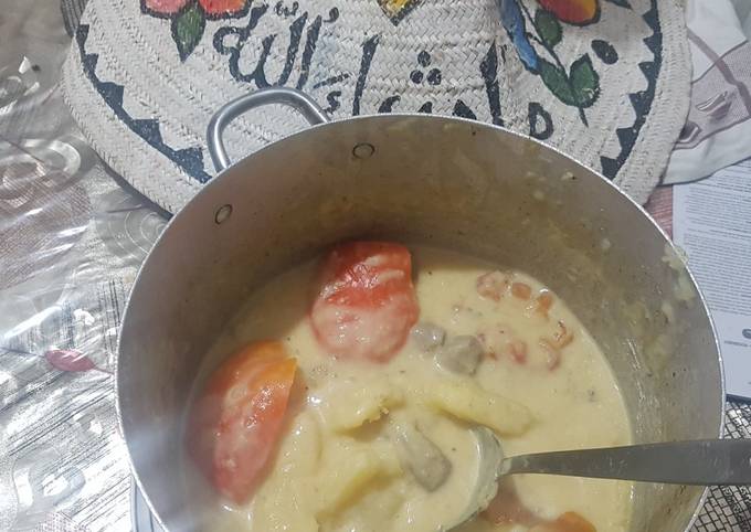 Easiest Way to Make Mario Batali Cassava with coconut and meat