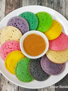Foto resep Serabi Pelangi Kuah Kinca