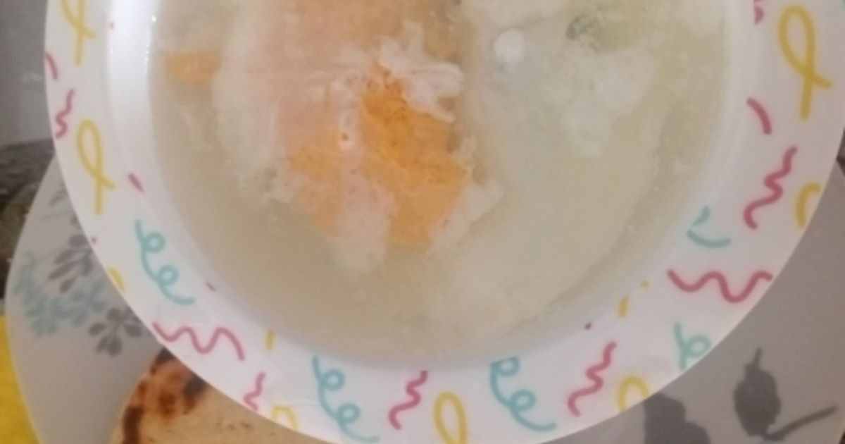 Caldito con arepa