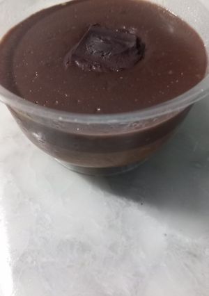 صورة لوصفة تحلية بالكراميل والشكولاطة