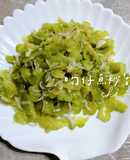 吻仔魚炒苦瓜