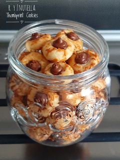 Foto resep Nutella Thumbprint Cookies