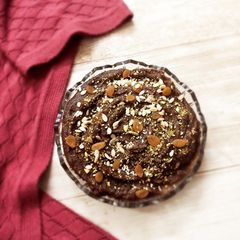 A picture of Bajra Sheera or Millet Halwa.