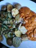 Parrillada de verduras con salsa romesco