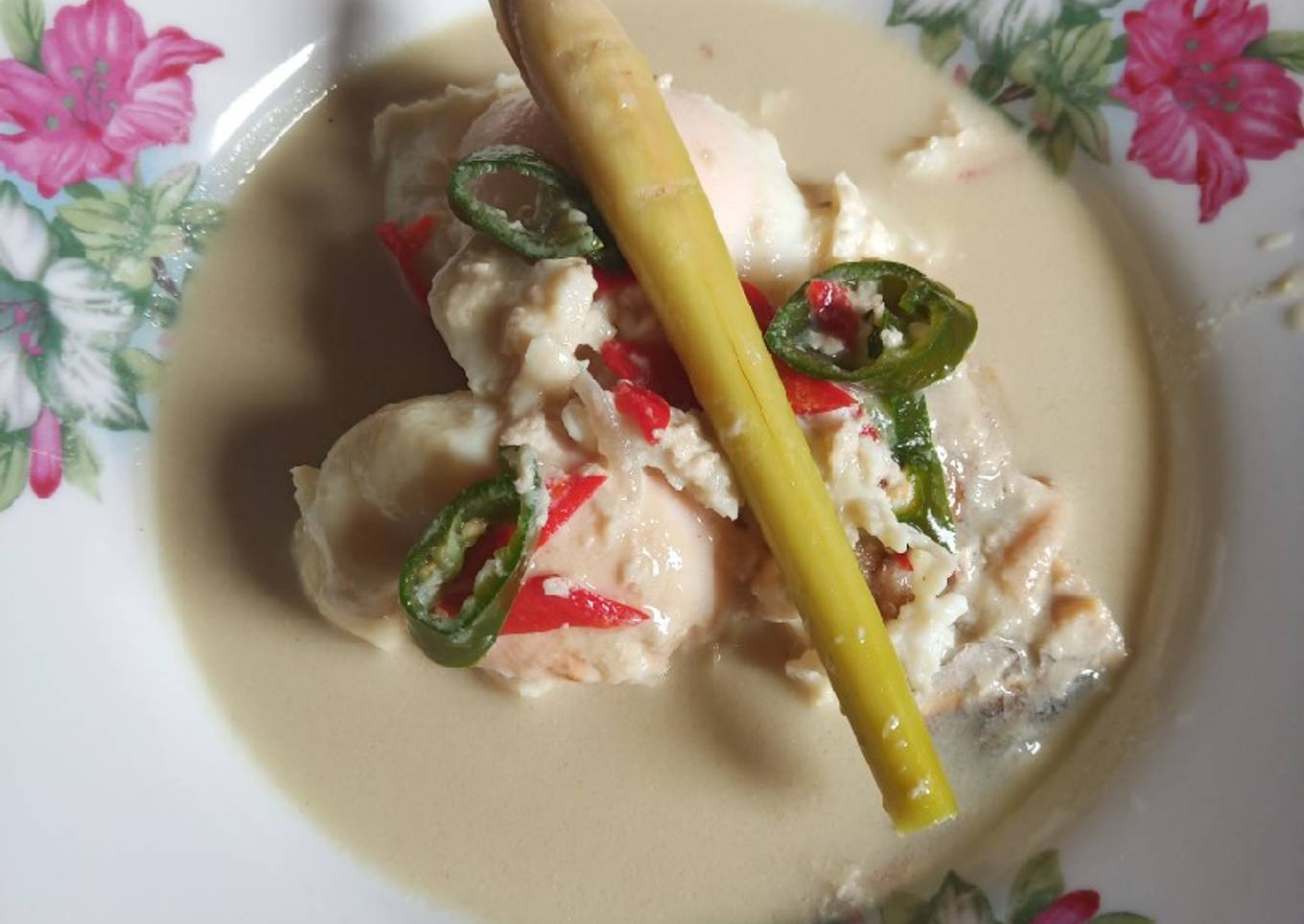 Bahampap.... (ikan asin telang+telor bebek betanak)
