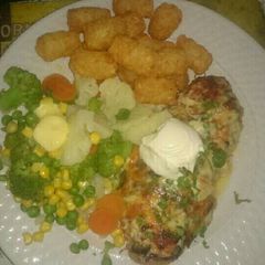 A picture of Chicken mexican parmy.