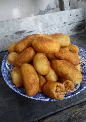 Foto resep Combro isi tempe pedas