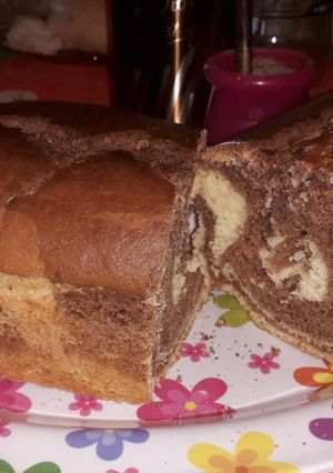 Una foto de Budín marmolado