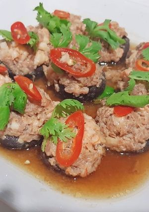 รูปของ หมูกุ้งนึ่งเห็ดหอม กับข้าวก็ได้ ติ่มซำก็ดี!