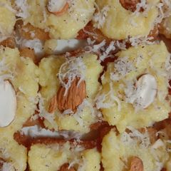 A picture of Double layering sweet bread.