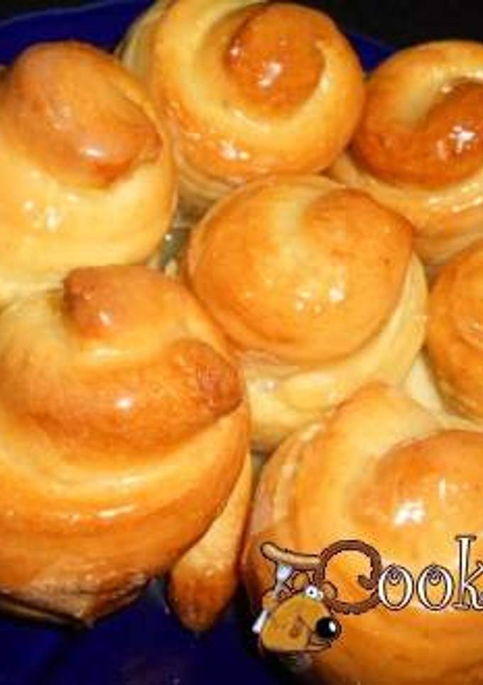Плюшки в молочно-сливочной глазури