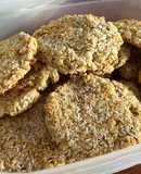 Galletas de avena y coco