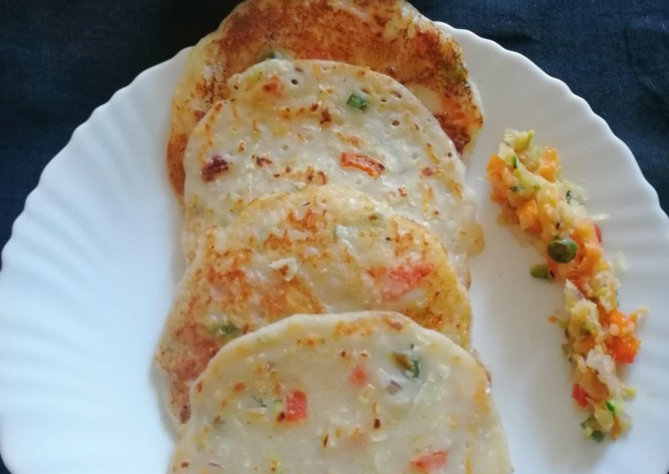 Rice flour chilla
