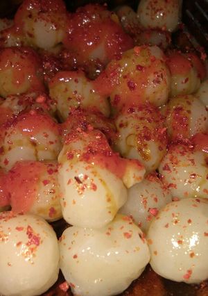 Foto resep Cilok Kenyal plus Saus Cabai bubuk