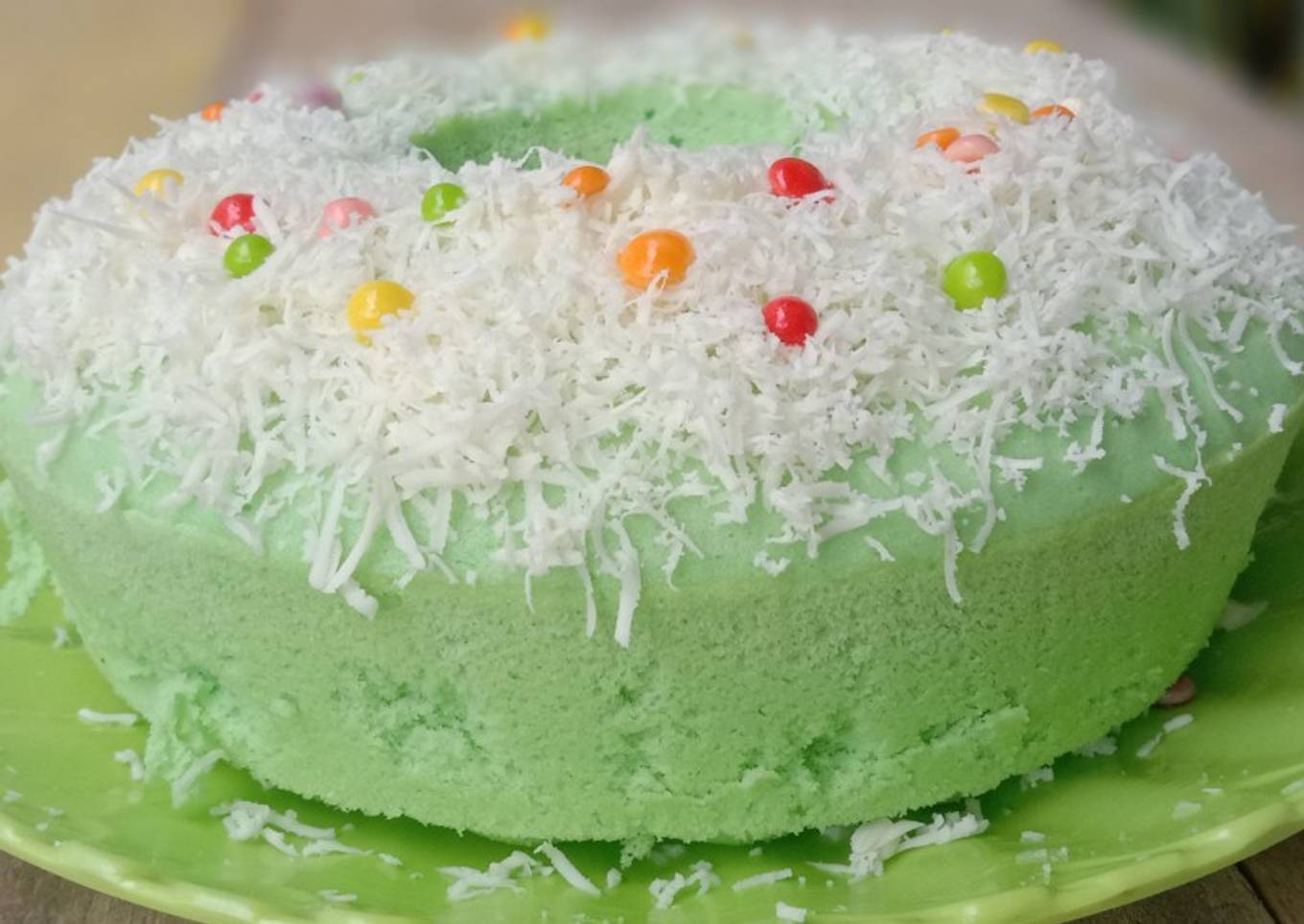 Bolu Pandan Kukus 2 Telur
