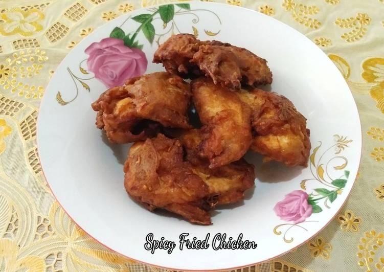 Resep Spicy Fried Chicken Anti Gagal