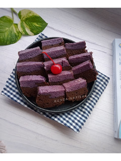 Foto resep Brownies Kukus Taro