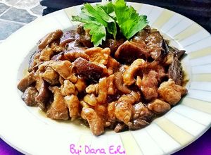 Foto resep Tumis Ayam Jamur Shitake