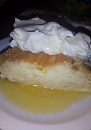 Una foto de Flan casero en olla essen