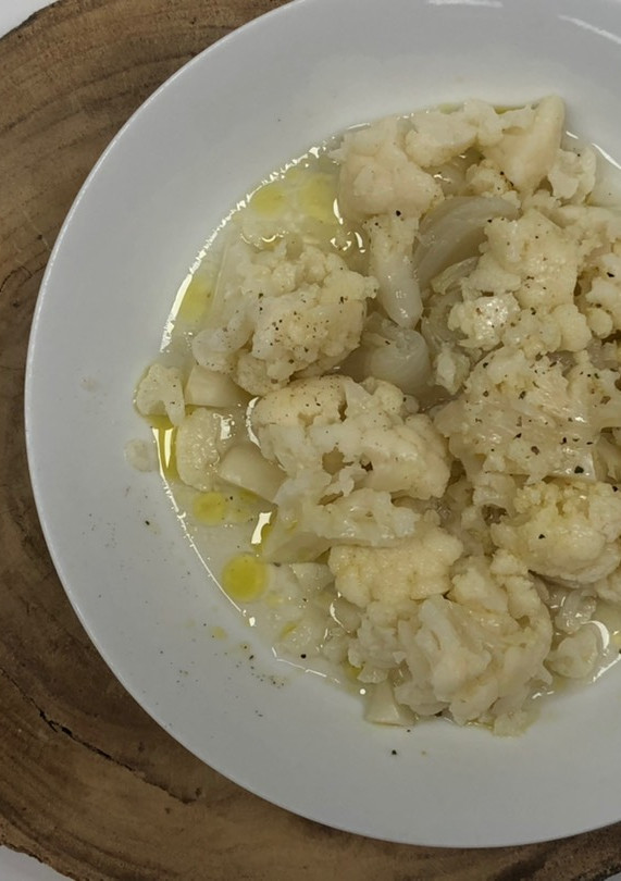 Una foto de Coliflor hervida perfecta en Olla GM G