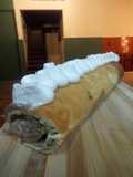 Roll marmoleado a la frangipane