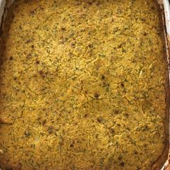 A picture of Shepherd pie keto style.