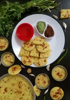 લાઈવ ઢોકળાં (live dhokla recipe in gujarati) રેસીપી મુખ્ય ફોટો