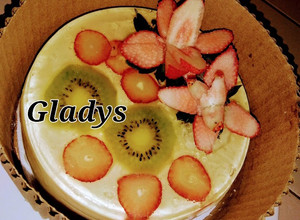 Una foto de Gelatinas cristal con queso crema