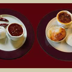 A picture of Schezwan chutney.