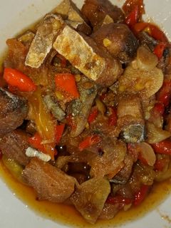 Foto resep Asam manis ikan asin telang/tenggiri