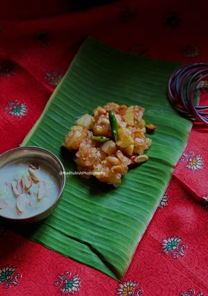 A picture of Navratri Thali.