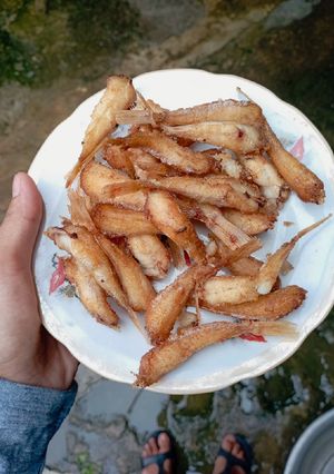 Hình của món Cá đùi gà chiên giòn.