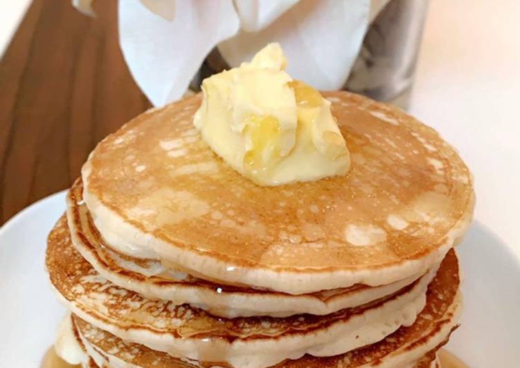 Easiest Way to Prepare Homemade Fluffy Pancakes