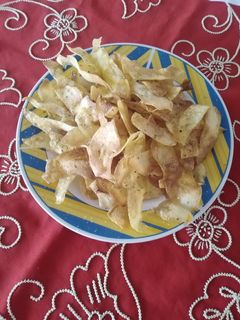 Φωτογραφία της συνταγής Πατατάκια chips... από σπίτι με ρίγανη