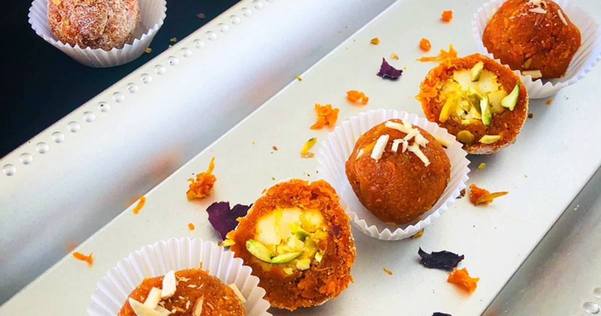 Carrot laddu Recipe by Arpita Mukherjee Cookpad
