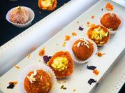 A picture of mawa laddu