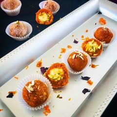 Carrot laddu A picture of Carrot laddu.
