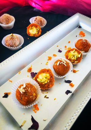 A picture of Carrot laddu.
