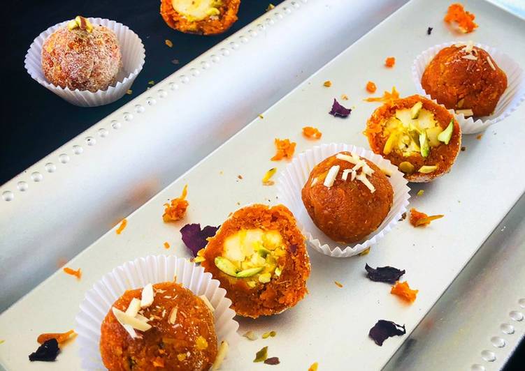Easiest Way to Prepare Quick Carrot laddu