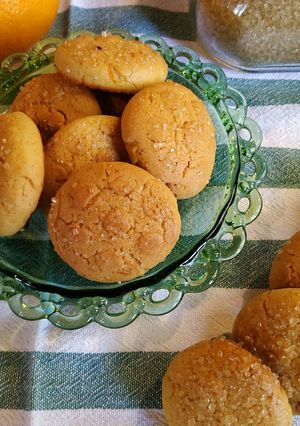 A picture of Argentinian Orange Cookies 🍊🍊.
