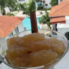 Una foto de Dulce de cáscara de naranja Dominicano
