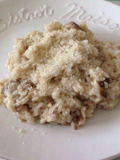 Una foto de Risotto de shitake