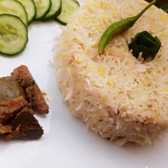 A picture of Moong daal khichdi.