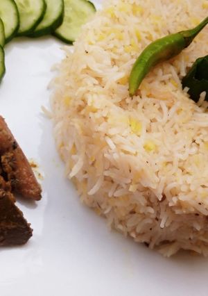 A picture of Moong daal khichdi.